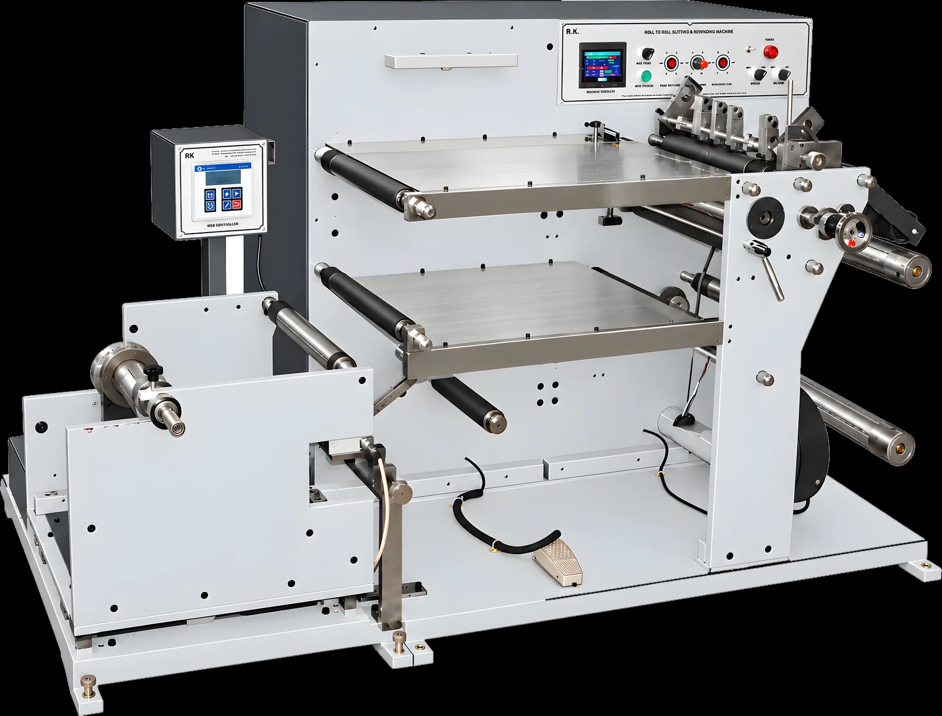 Slitting With Batch Coding Machine