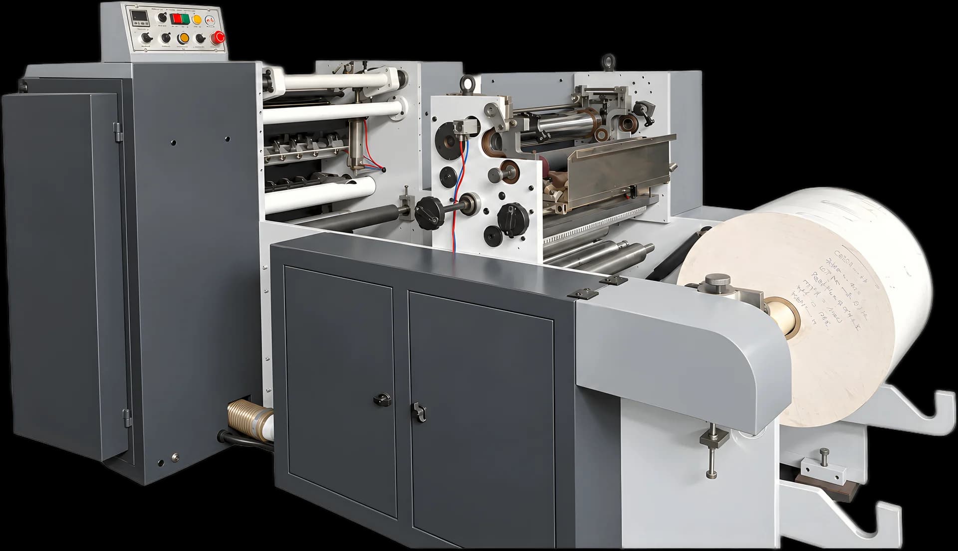POS Roll Slitting Machine With One Colour