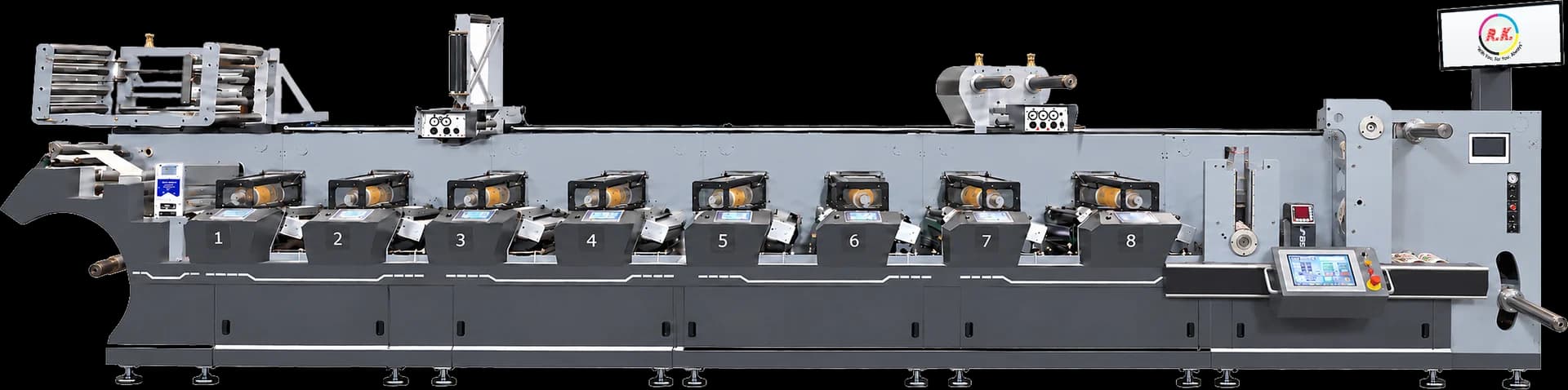 SFMS-320 Sleeve Gearless Servo Flexo Printing Machine