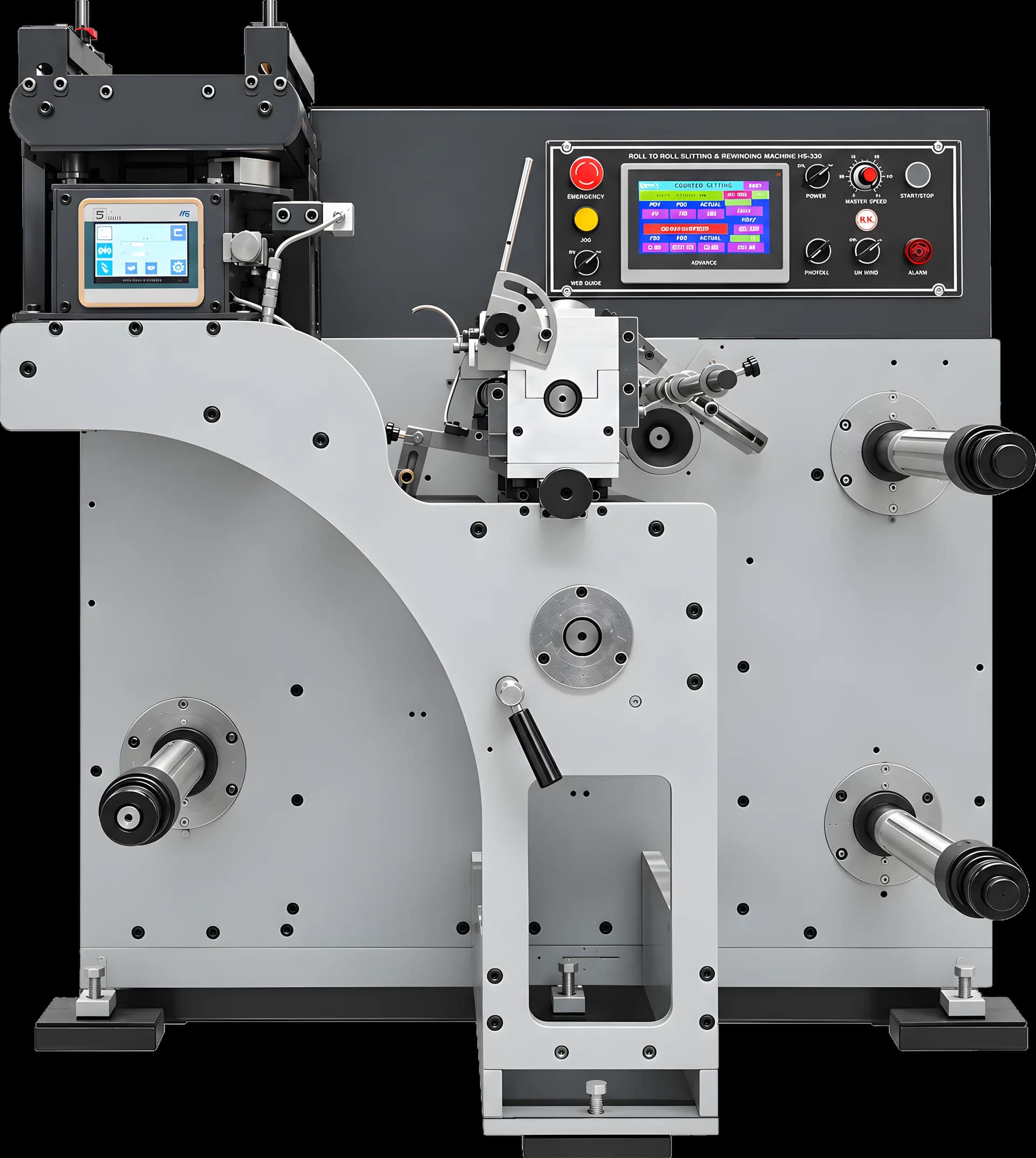 Slitting With Up & Down Rewinding