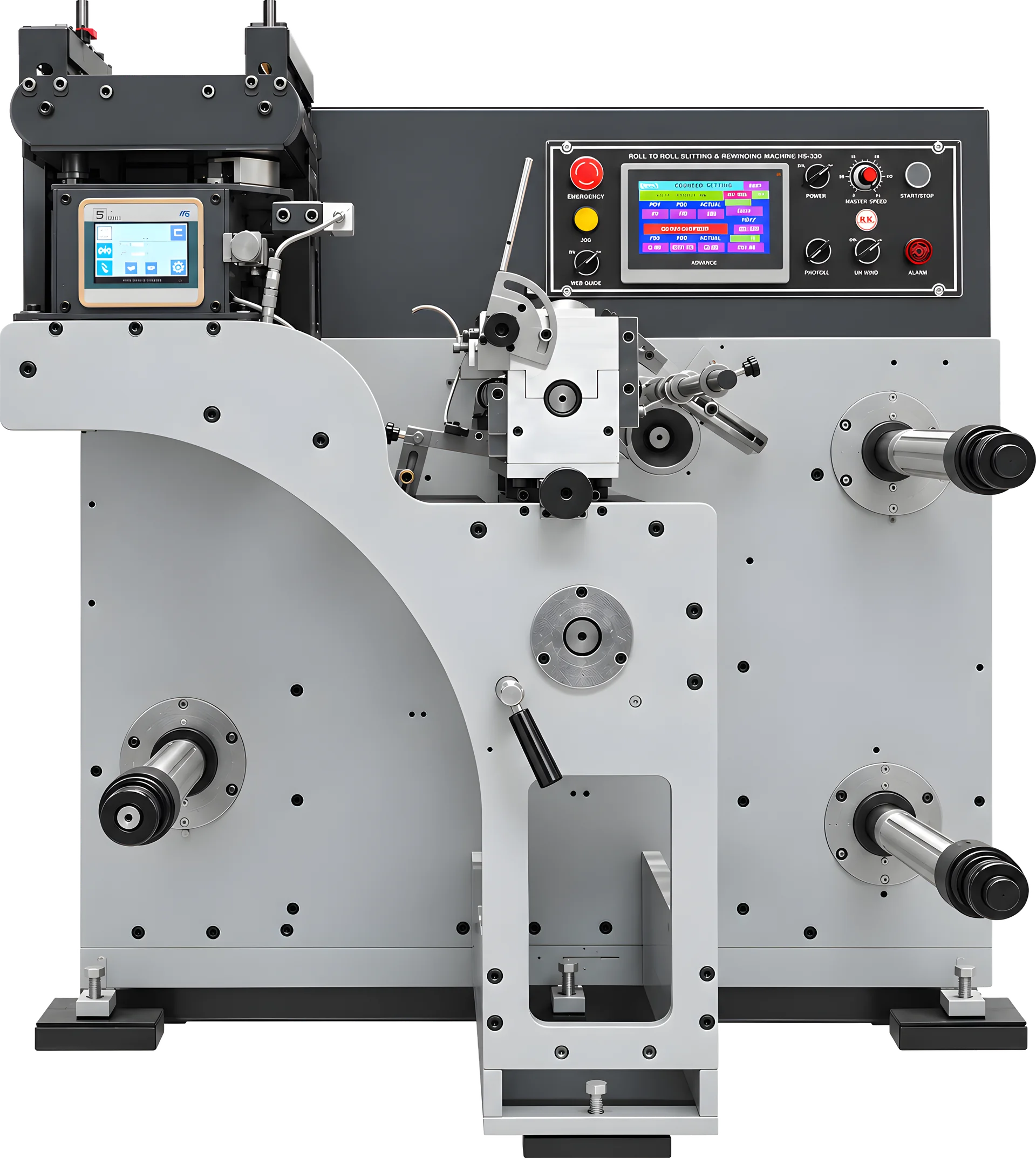Slitting With Up & Down Rewinding