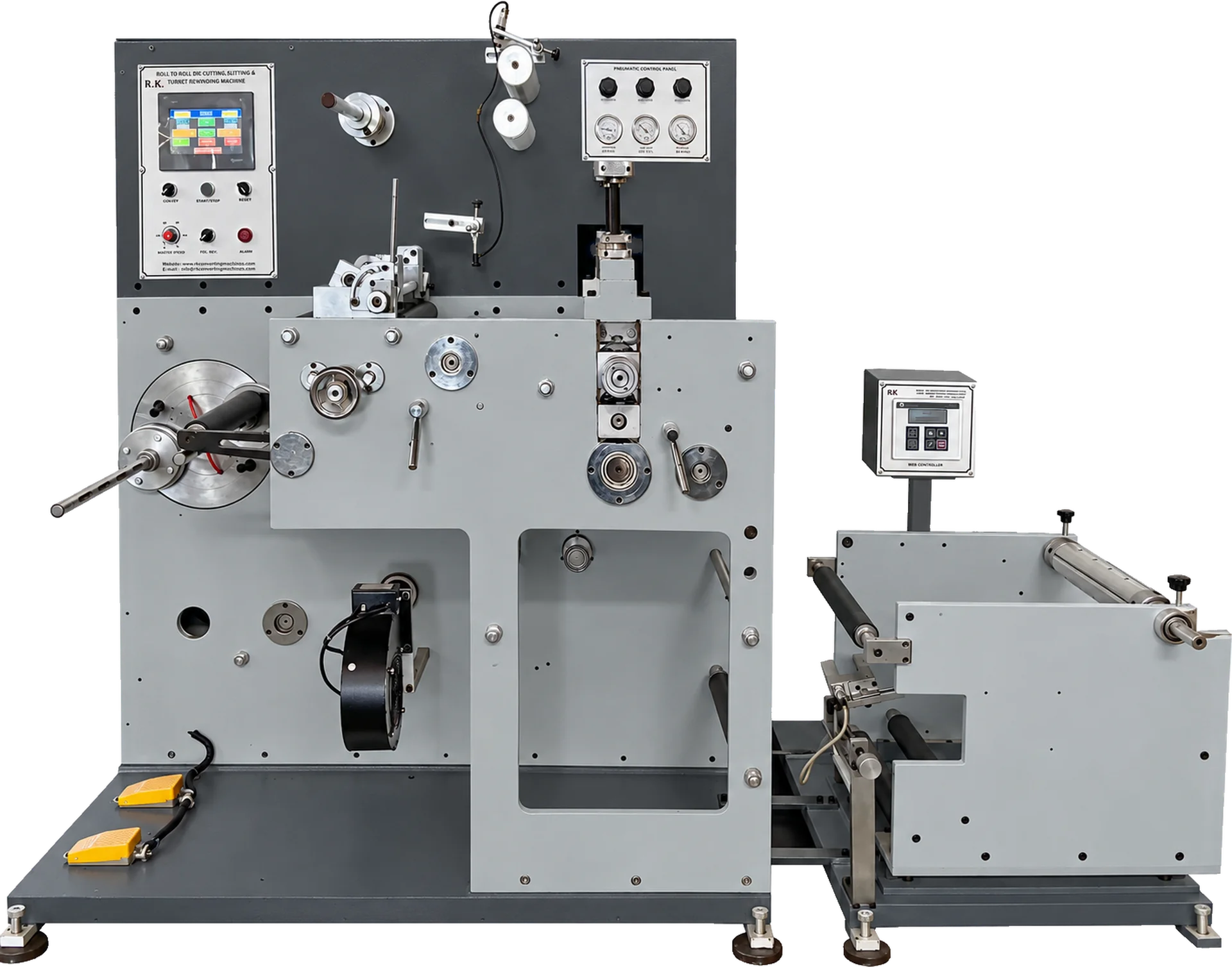Die Cutting With Turret Rewinding