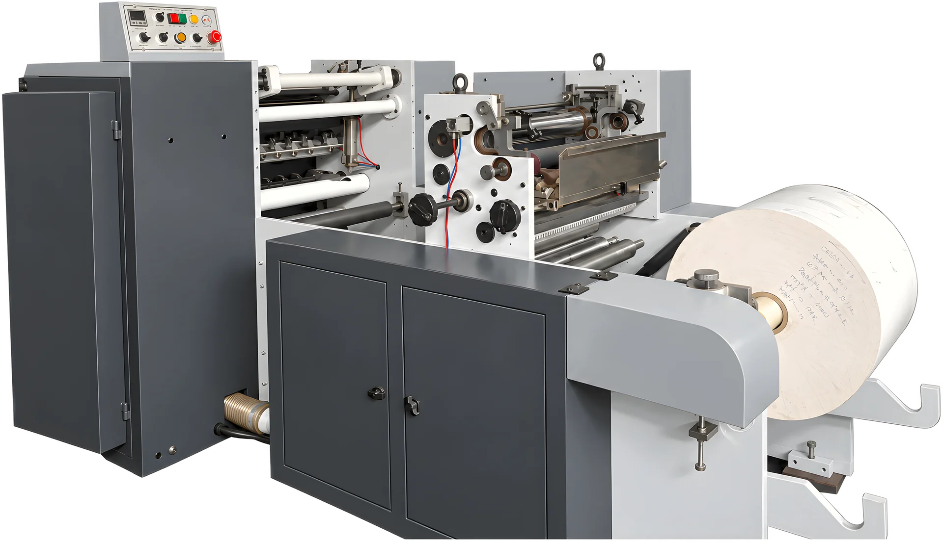 POS Roll Slitting Machine With One Colour