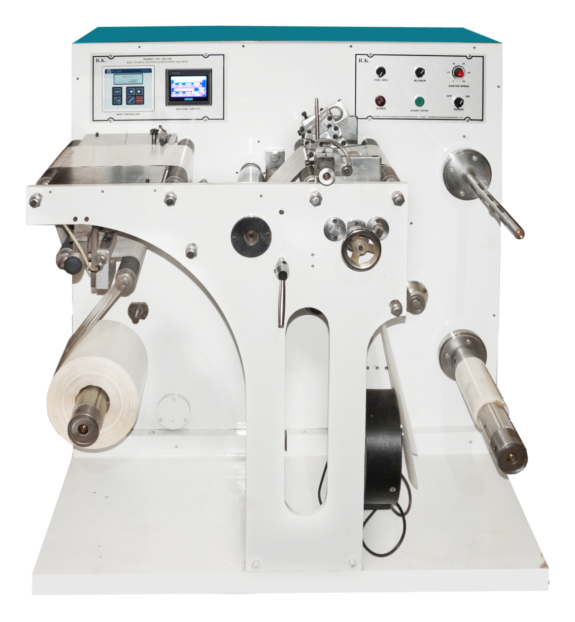 Slitting With Up & Down Rewinding